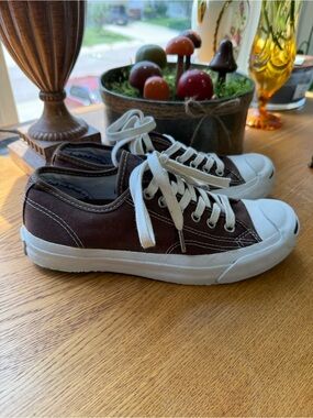 Vintage Converse Jack Purcell Brown Casual Sneakers Women’s 6.5 Men’s 5